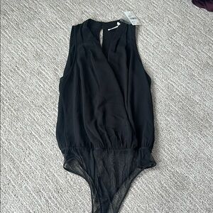 New with tags sleeveless rayon bodysuit